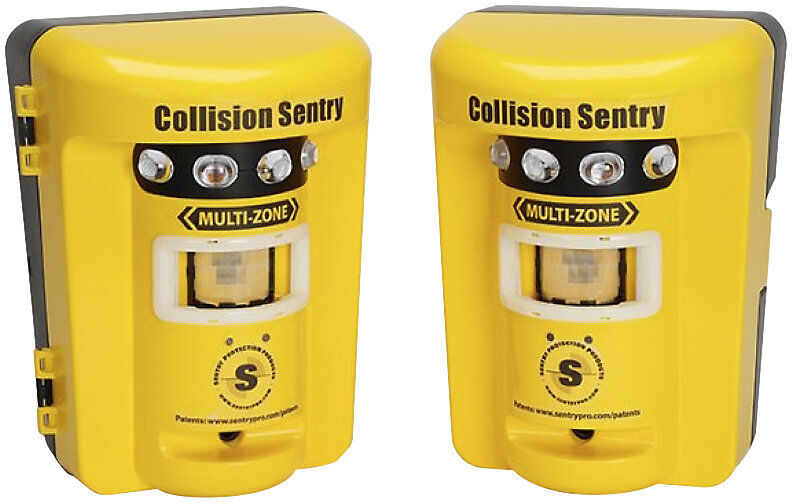 Kollisionswarnsystem Multi Zone, mit Geräusch und Licht, 1 Paar, gelb Sentry Protection Products