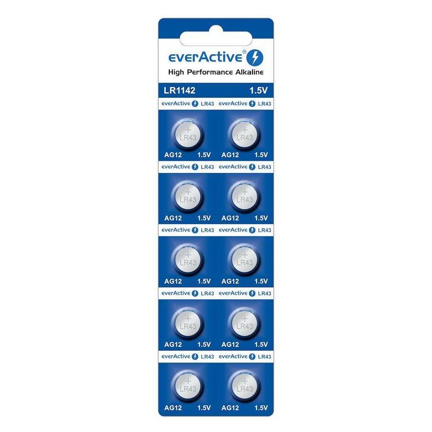 Everactive LR1142 (LR43) (10 Stk., LR43, 100 mAh) (HGP19963)