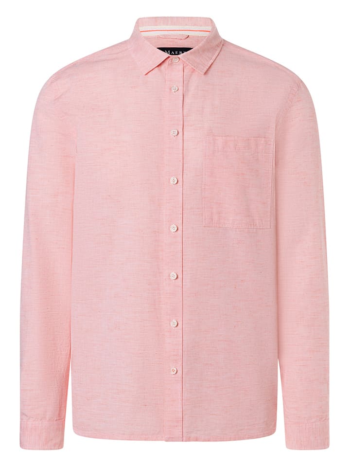Maerz Muenchen Hemd - Relaxed fit - in Rosa - 43/44