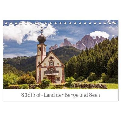 Südtirol - Land der Berge und Seen (Tischkalender 2026 DIN A5 quer), CALVENDO Monatskalender