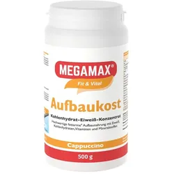 MEGAMAX® Aufbaukost Cappuccino 500 g
