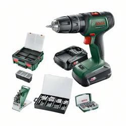 Bosch Akku-Zweigang-Schlagbohrschrauber UniversalImpact 18V + SystemBox 1 - 06039D4107