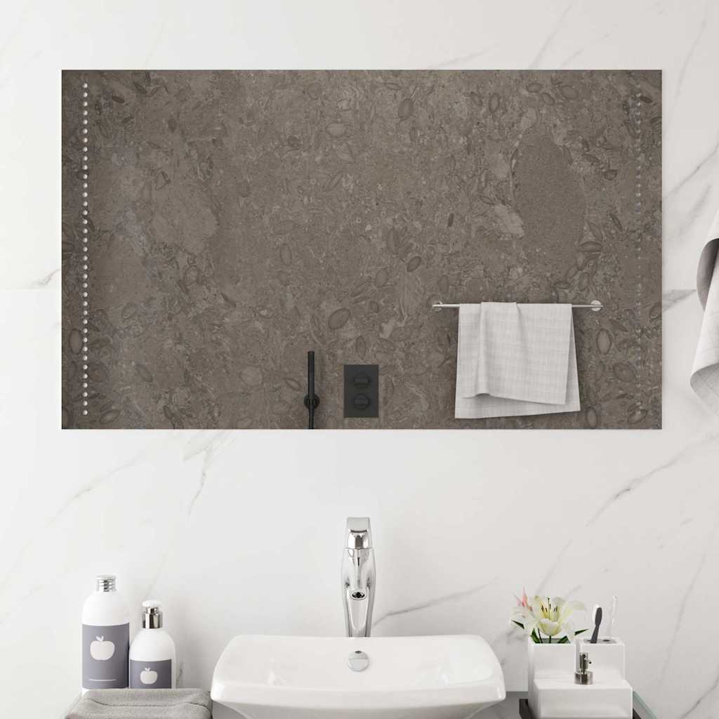 vidaXL Miroir de salle de bain à LED 100x60 cm