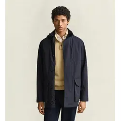 Gant für Herren. 7006658 Marineblaue Double-Jacke (S), Lässig, Recyceltes Polyester