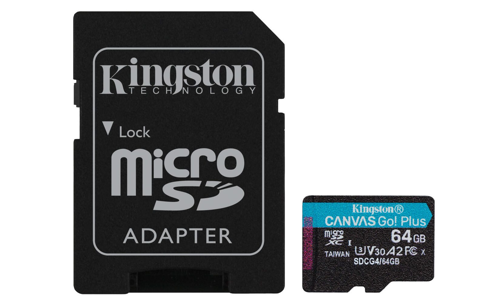 Kingston Canvas Go! Plus Flash-Speicherkarte - 64 GB SDCG4/64GB
