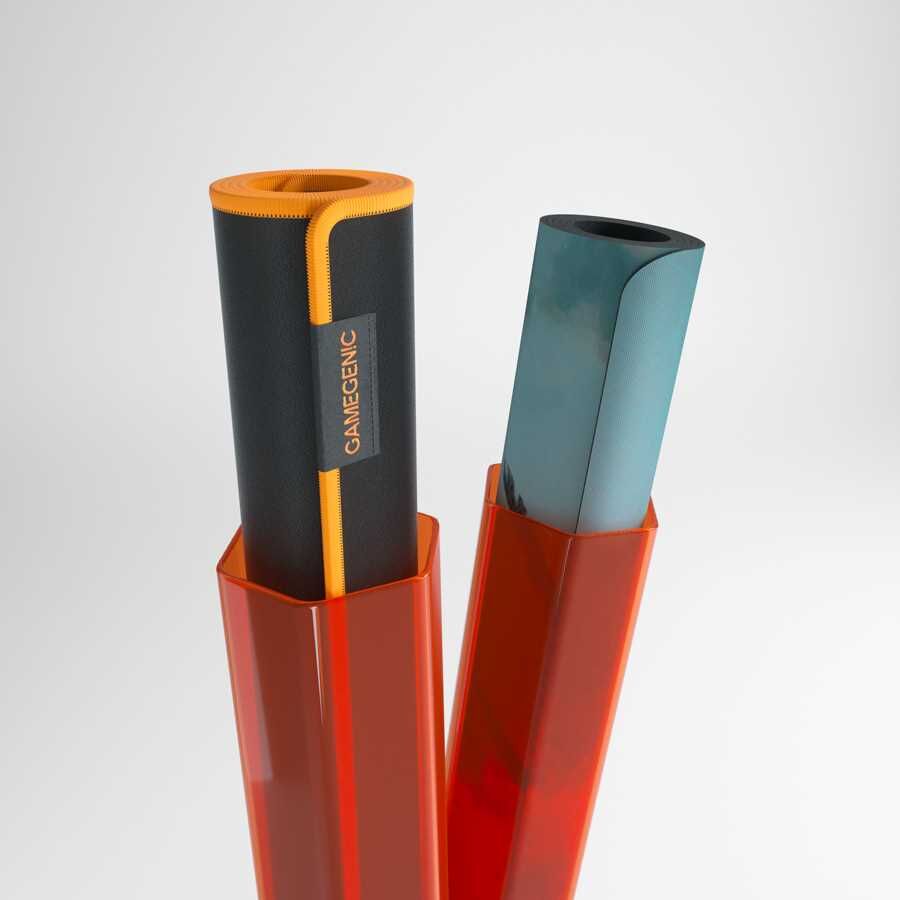 Gamegenic Playmat Tube – Red for Tabletop Gaming Accessories, Red Storage Tube, Protects Playmats from Creasing and Scratches