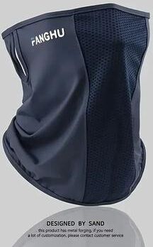 Uplift Essentials Cycling Mask Headwear Bandana Neck Scarf Breathable Outdoor Ice Silk Mask dark Blue