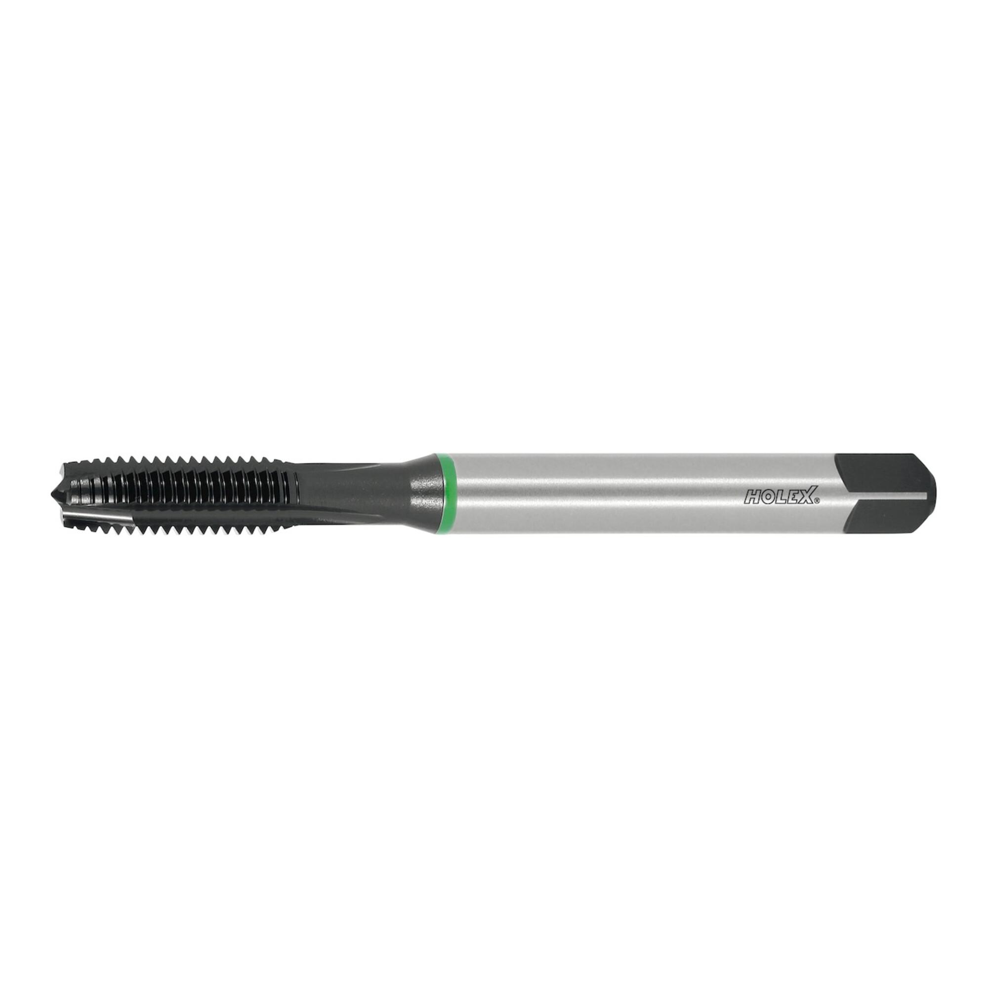 Holex Maschinen-Gewindebohrer HSS-E Form B M4 Gewindetiefe 12 mm vaporisiert | für Sacklochgewinde in Stahl und Edelstahl, 132645 M4)