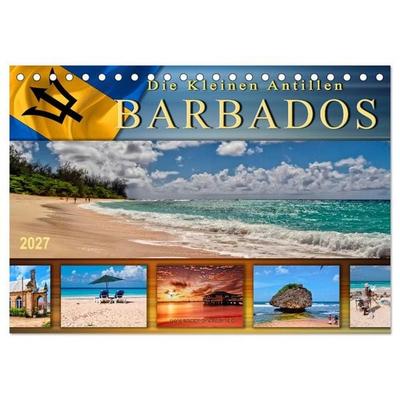 Die kleinen Antillen - Barbados (Tischkalender 2027 DIN A5 quer), CALVENDO Monatskalender