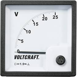 VOLTCRAFT AM-72x72/25V AM-72x72/25V Analog-Einbaumessgerät AM-72x72/25V 25 V Drehspule