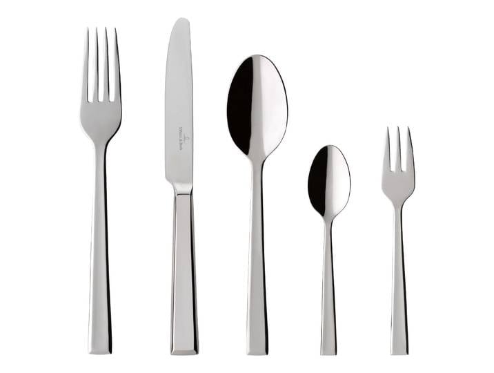 Besteck-Set VILLEROY & BOCH Tafelbesteck Victor 30er Set silber , silber, Essbesteck-Sets