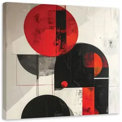 LEINWANDBILD 3D und geometrisch 40x40cm