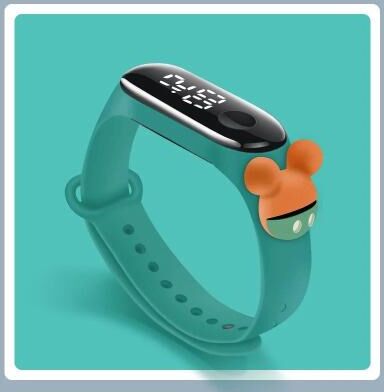 Uplift Picks Cartoon Kids LED Watch Touch Screen Waterproof Electronic Bracelet Watch For Children 24