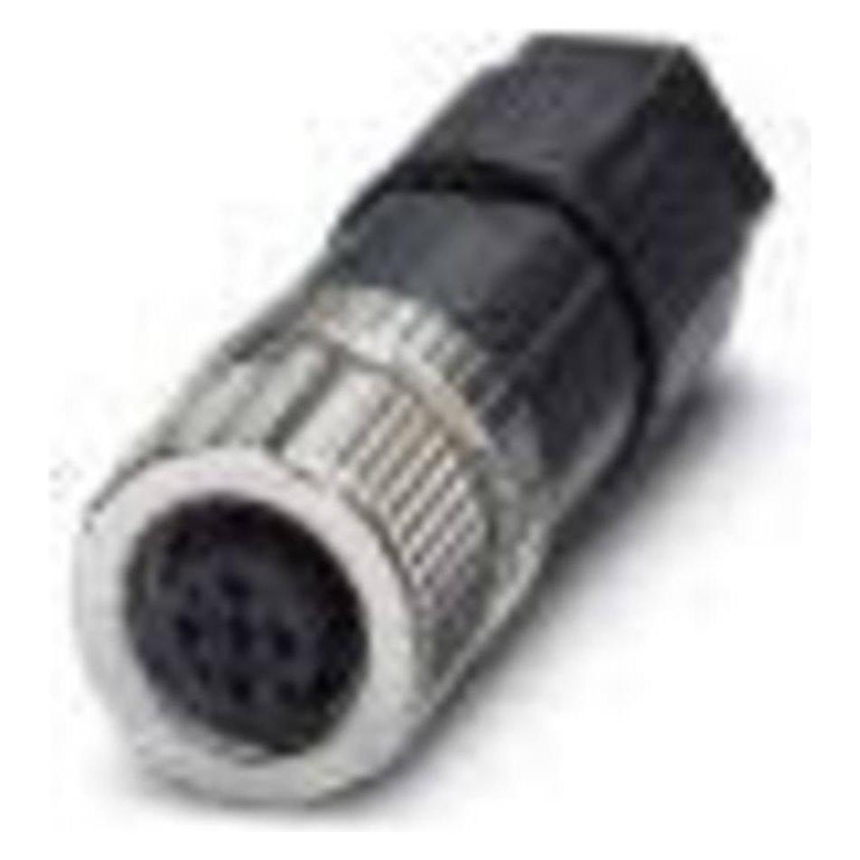 Phoenix Contact M12,4P,Socket,SPEEDCON,A-coded,Push-in (1424655)