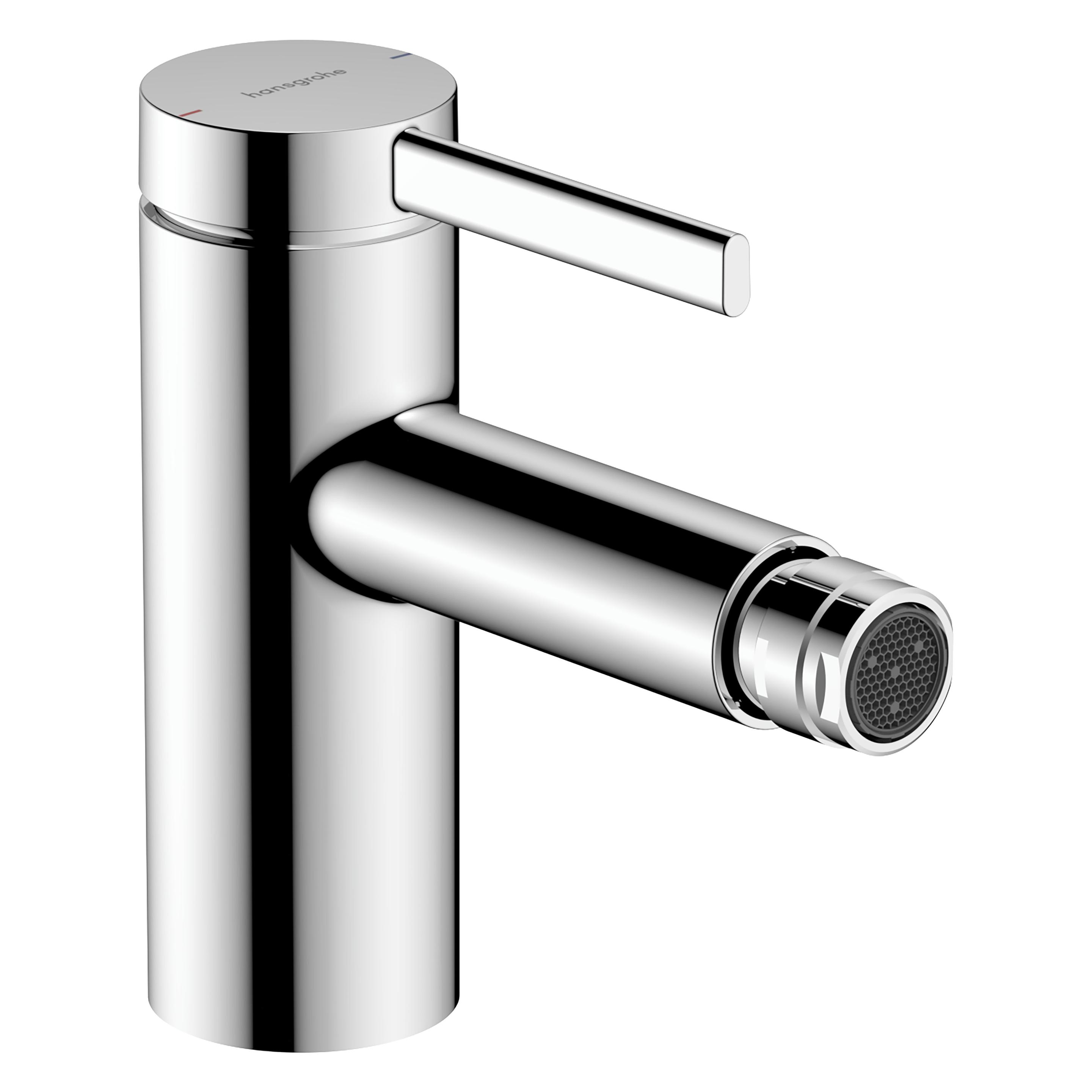 hansgrohe Bidetmengkraan mit Metall-Ablauf, wassersparend, höhenverstellbar, einfach zu reinigen (74201000)
