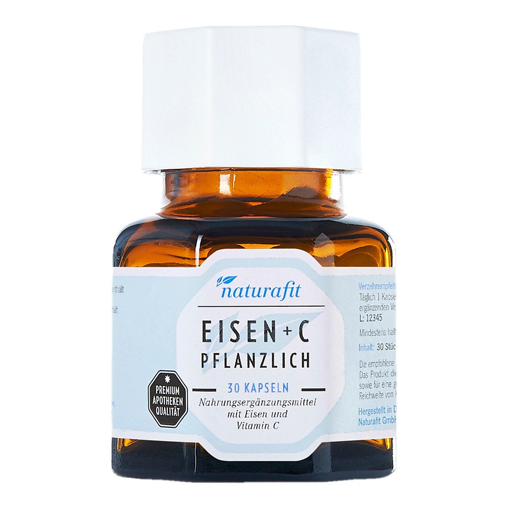 NaturaFit GmbH Naturafit Eisen plus C pflanzlich Kapseln 13704671