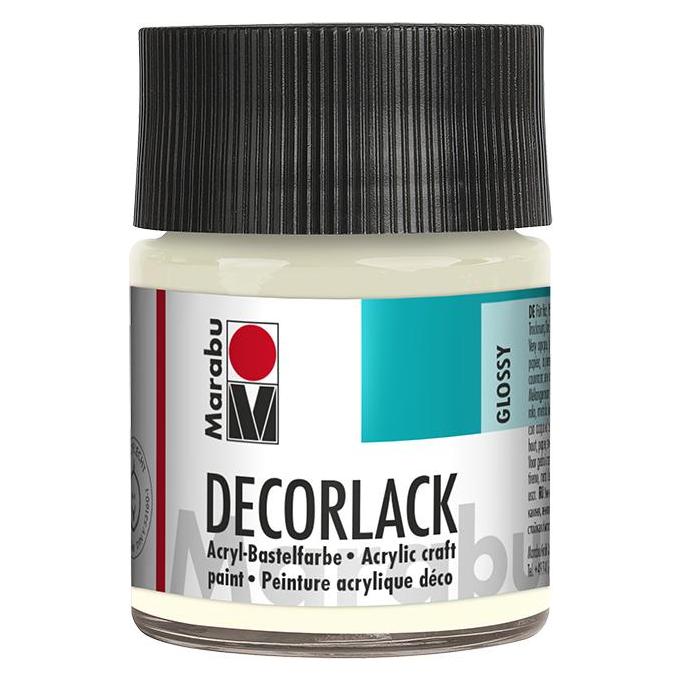 Marabu Acryllack "Decorlack", farblos, 50 ml, im Glas (50 ml) (11300005100)