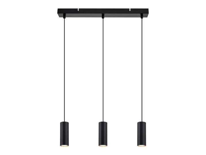 ZMH Pendelleuchte Sebastian 45/5/10 cm, Schwarz, Metall, Gu10, 5x10x45 cm, Lampen & Leuchten, Innenbeleuchtung, Hängeleuchten, Pendelleuchten
