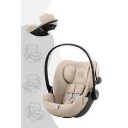 Cybex Cloud G3 i-Size Babyschale / 0 - 13 kg Geburt - ca. 24 Monate, Farbe: Almond Beige