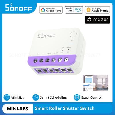 Sonoff Mini RBS Smart Curtain Roller Shutter Switch With Calibration And Scheduling mini rbs
