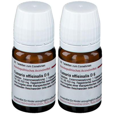 Fumaria Officinalis D 6 Tabletten 2x 2x80 St
