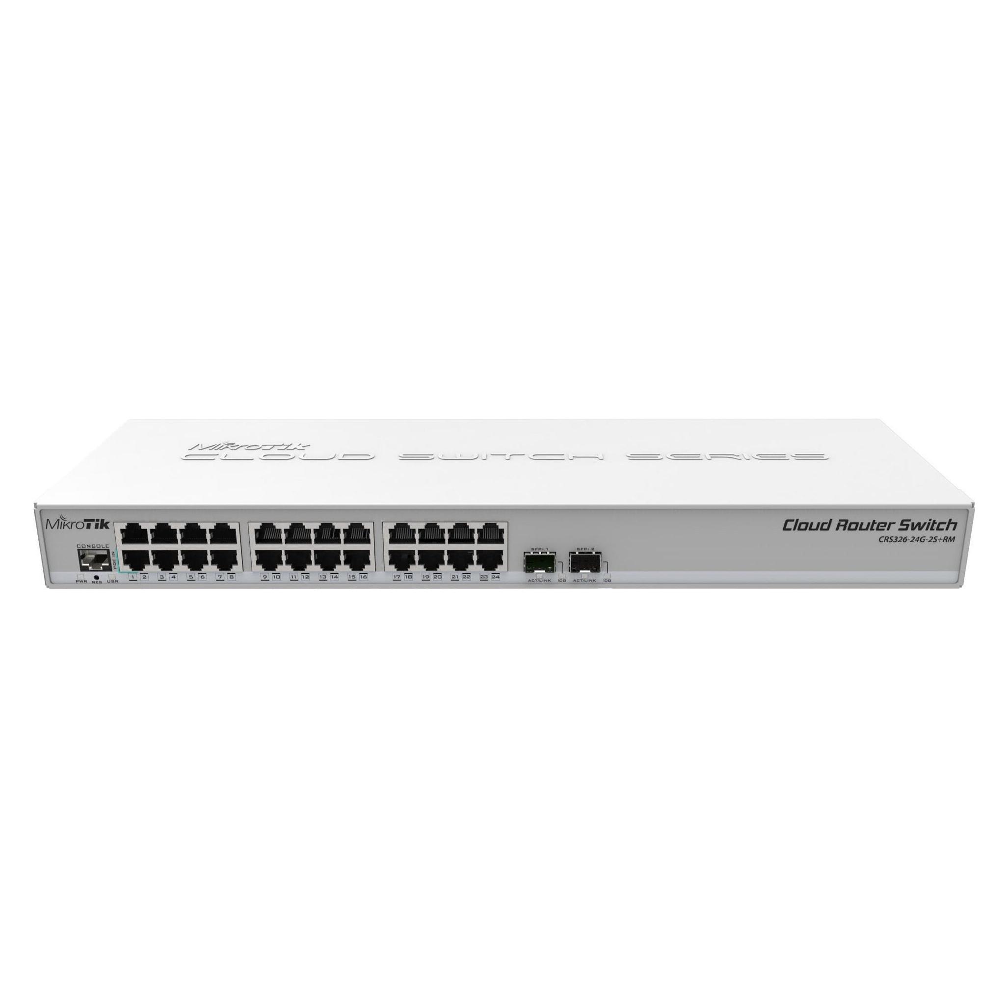 MikroTik CR326-24G-2S+RM (24 Ports) (CRS326-24G-2S+RM)