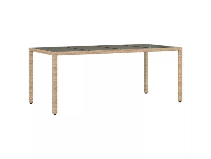 VidaXL - Gartentisch poly-rattan, One Size, Beige