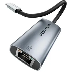 Vention USB-C to Gigabit Ethernet Adapter 0.15m (USB-C), Netzwerk Adapter, Grau