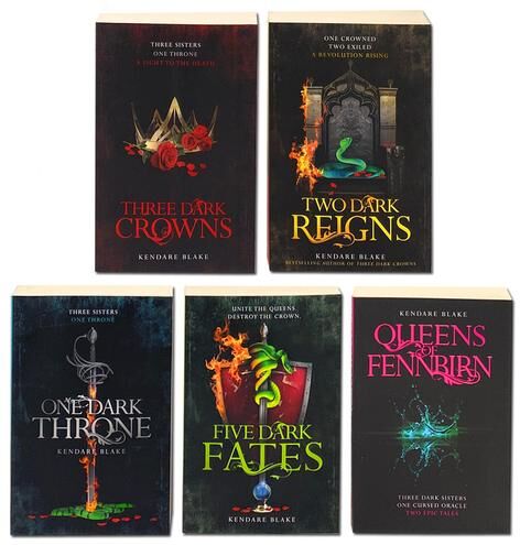 MACMILLAN Three Dark Crowns Book Series 5 Books Collection Set by Kendare Blake