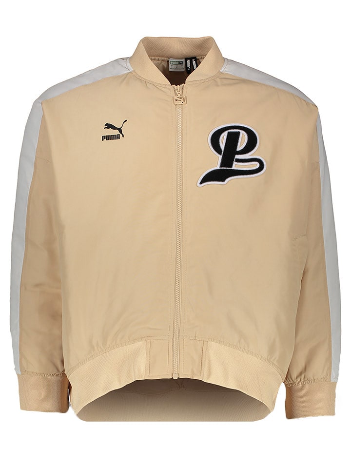 Puma Übergangsjacke "PMA-W Team" in Beige - XL