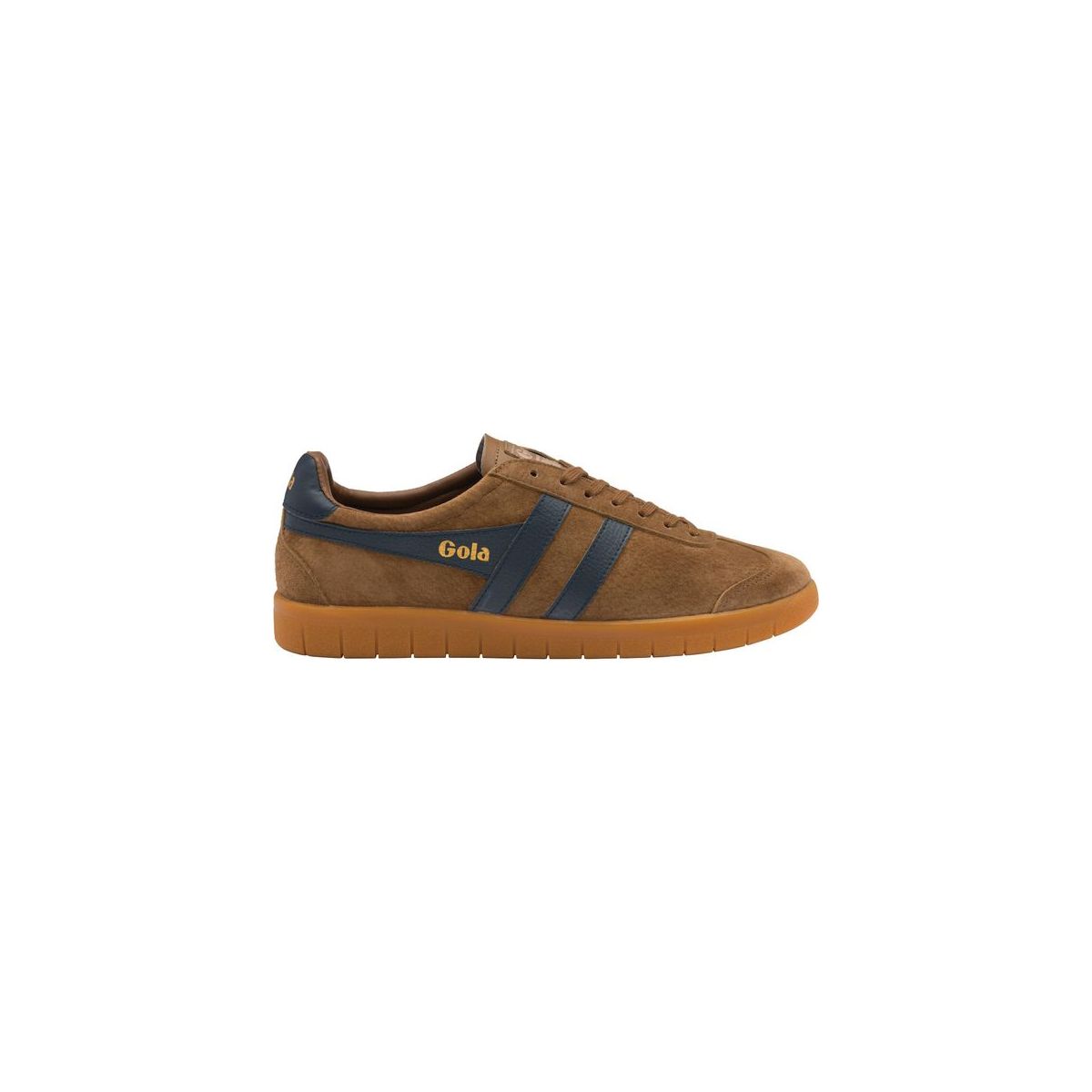Gola Hurricane Suede Sneaker Men tobacco/navy/gum (FE) 10 CMB046-FE-10-tobacconavygum