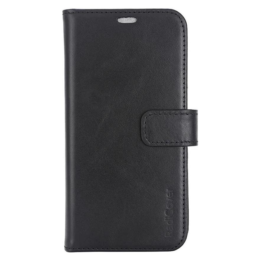 Radicover 2in1 Anti Radiation RFID 3 Karten MagS iPhone 16 Schwarzes Leder (Apple iPhone 16) (RAD296)