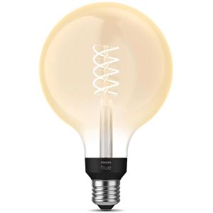 Philips-Hue LED-Lampe Filament Bluetooth, E27, 7W ersetzt 40W, warmweiß, App-fähig, ZigBee