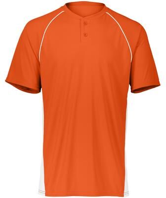 Augusta Sportswear A1560 Athletic Limit Jersey T-Shirt in Orange/White size XL   Polyester 1560