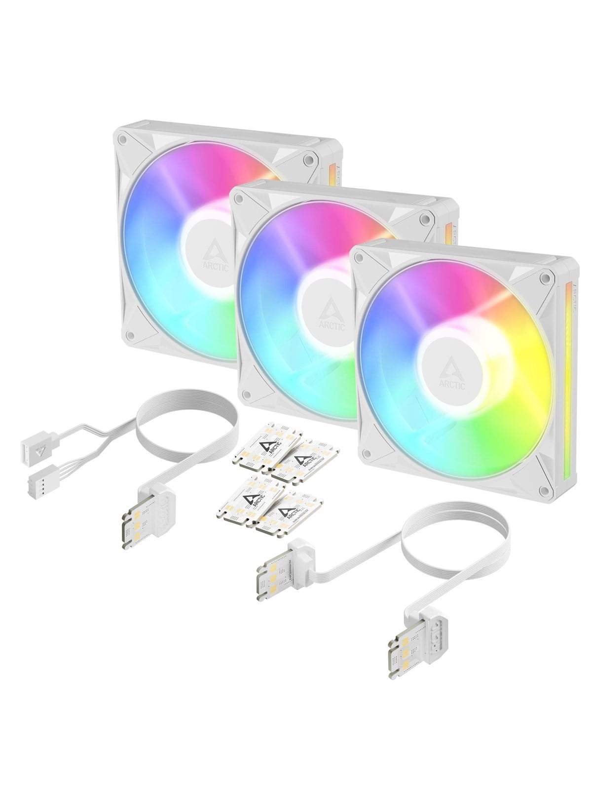 Arctic BioniX P14 A-RGB - 3pack - Gehäuselüfter - 140mm - Weiß mit RGB LED