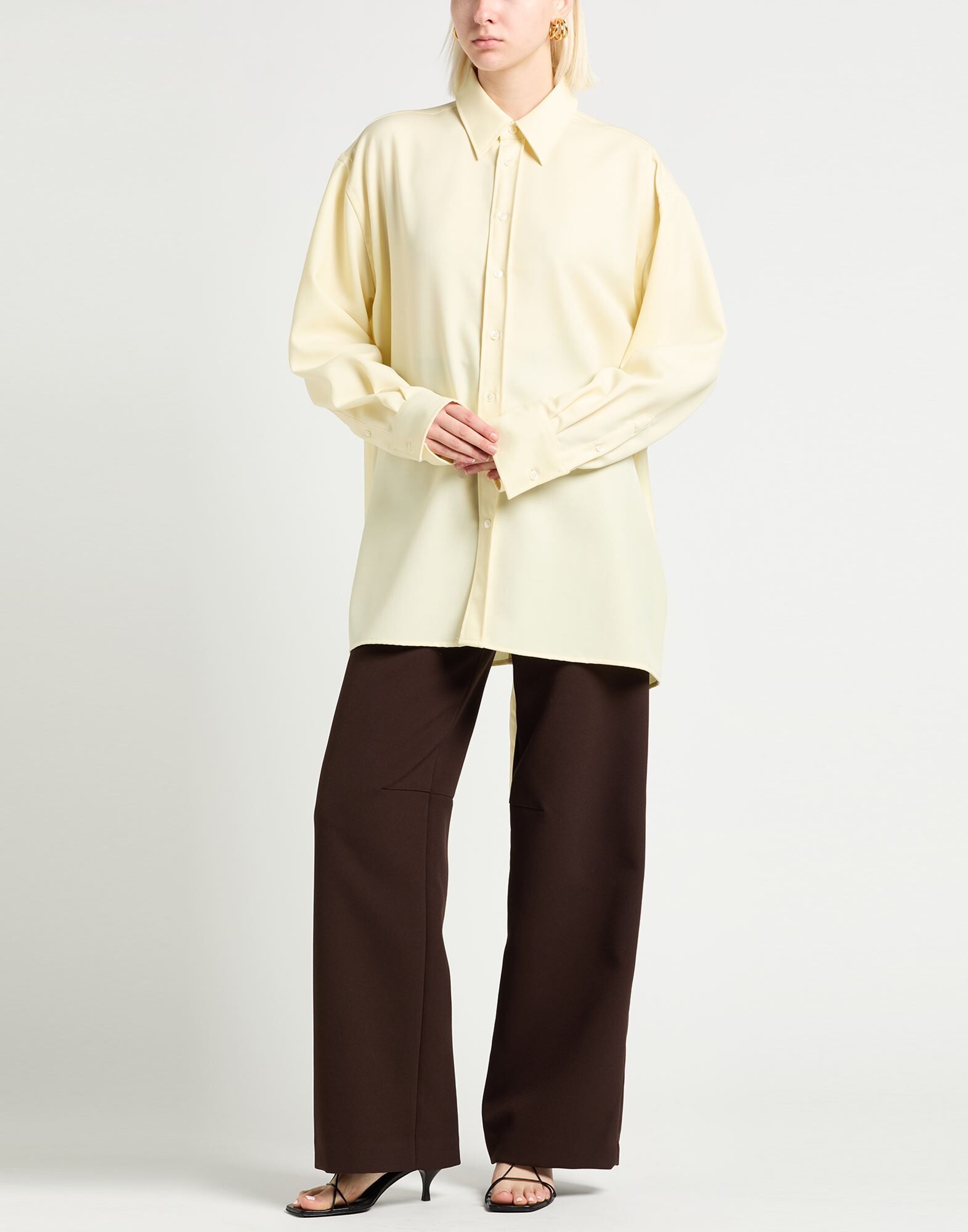 Ami Alexandre Mattiussi Camisa Mujer Amarillo S Mujer