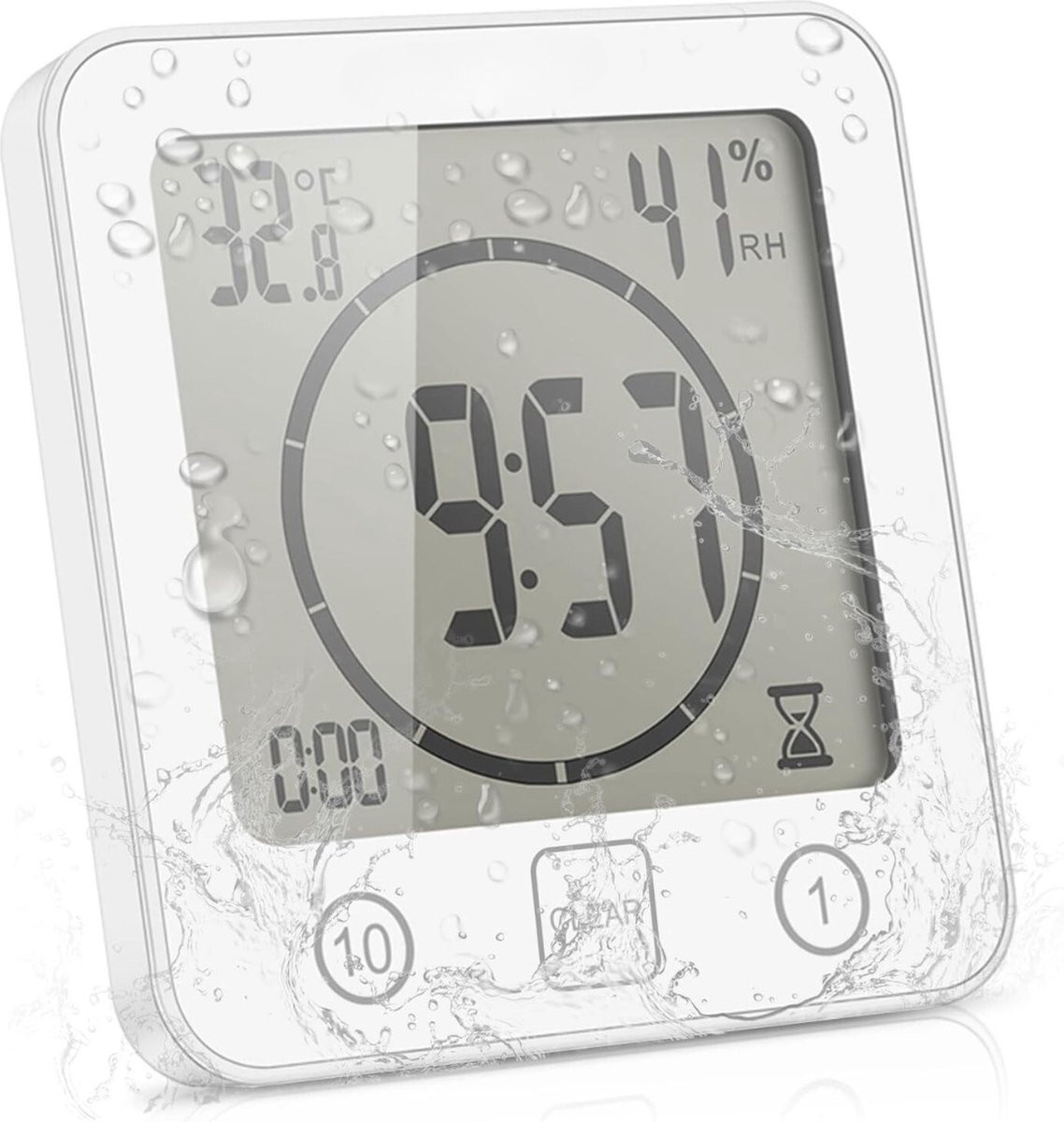Douchetimer Digitale Douchewekker voor Waterbesparing