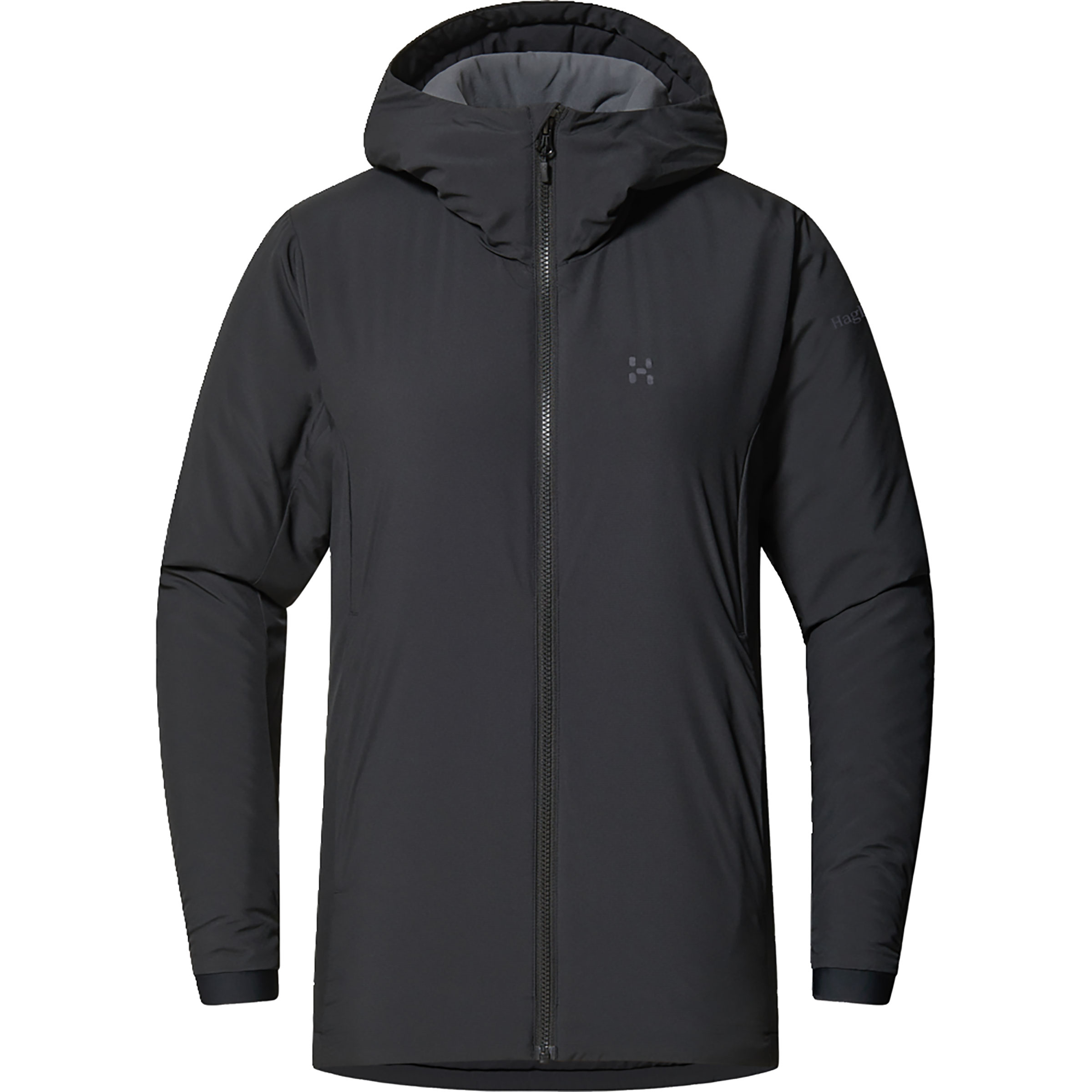 Haglöfs Mimic Alert Damen Isolationsjacke schwarz Größe XL Camping Windabweisend Wasserabweisend