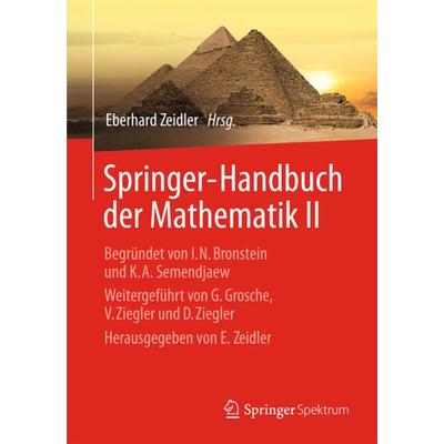 Springer-Handbuch der Mathematik II, Gebundene Ausgabe von , Springer Fachmedien Wiesbaden GmbH, 978-3-658-00296-1