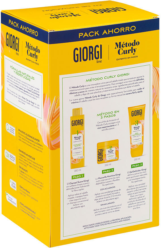 Giorgi Line Giorgi Curly Method coffret 3 peças