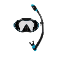 Cressi - Dual + Supernova Dry Combo - Steve Aoki Limited Edition - Schwarz/Türkis
