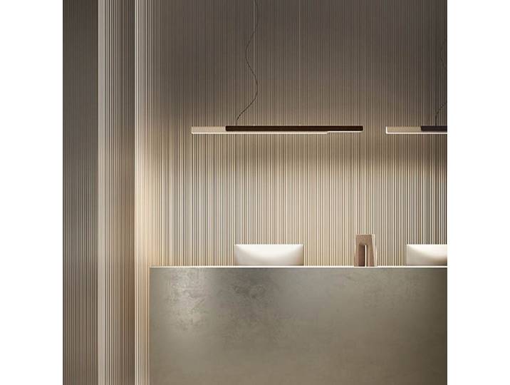 Dala Linear Pendelleuchte 2700K Sand/Wood - KDLN - Küche - Design - Metall - Einflammig