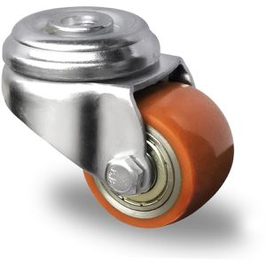 CASCOO Schwerlastrolle Serie SWU5, Lenkrolle, 50mm Ø, Polyurethan, Tragkraft 150kg