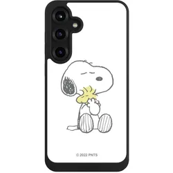 Nivocase Handyhülle für Samsung Galaxy S25+ Hülle NIVOpure Case Schwarz Liebe Peanuts Snoopy (Samsung Galaxy S25+), Smartphone Hülle, Schwarz