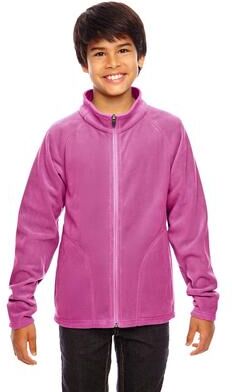 Team 365 TT90Y Youth Campus Microfleece Jacket in Sport Charity Pink size Medium   Polyester