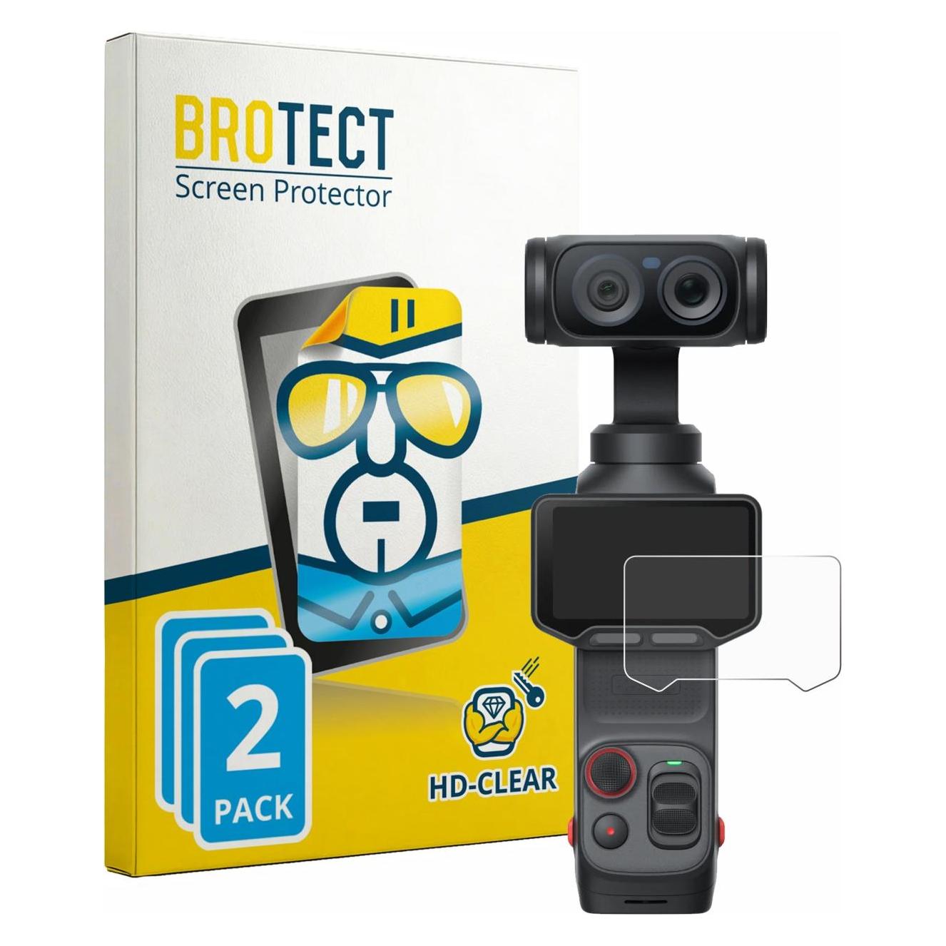 Brotect Schutzfolie für Insta360 Luna Ultra Displayschutz Displayschutzfolie Folie Klar Transparent (1863746)