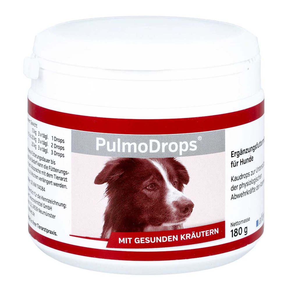alfavet Tierarzneimittel GmbH PulmoDrops Ergänzungsfuttermittel für Hunde 13501123