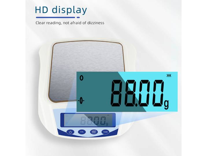 Balance numérique de haute précision 1000g x 0,01g, balance numérique pour bijoux, balance de cuisine, balance de laboratoire, balance électronique
