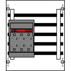 Striebel & John ED12TA Kombi-Set SS-System 2RE /BH000, 1FB Kombi-Set, montiert auf EDF-Profil 2CPX037802R9999