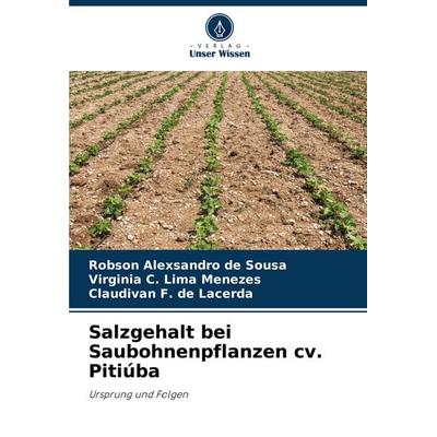 Salzgehalt bei Saubohnenpflanzen cv. Pitiúba, Taschenbuch von Robson Alexsandro de Sousa,Virginia C. Lima Menezes,Claudivan F. de Lacerda, Verlag